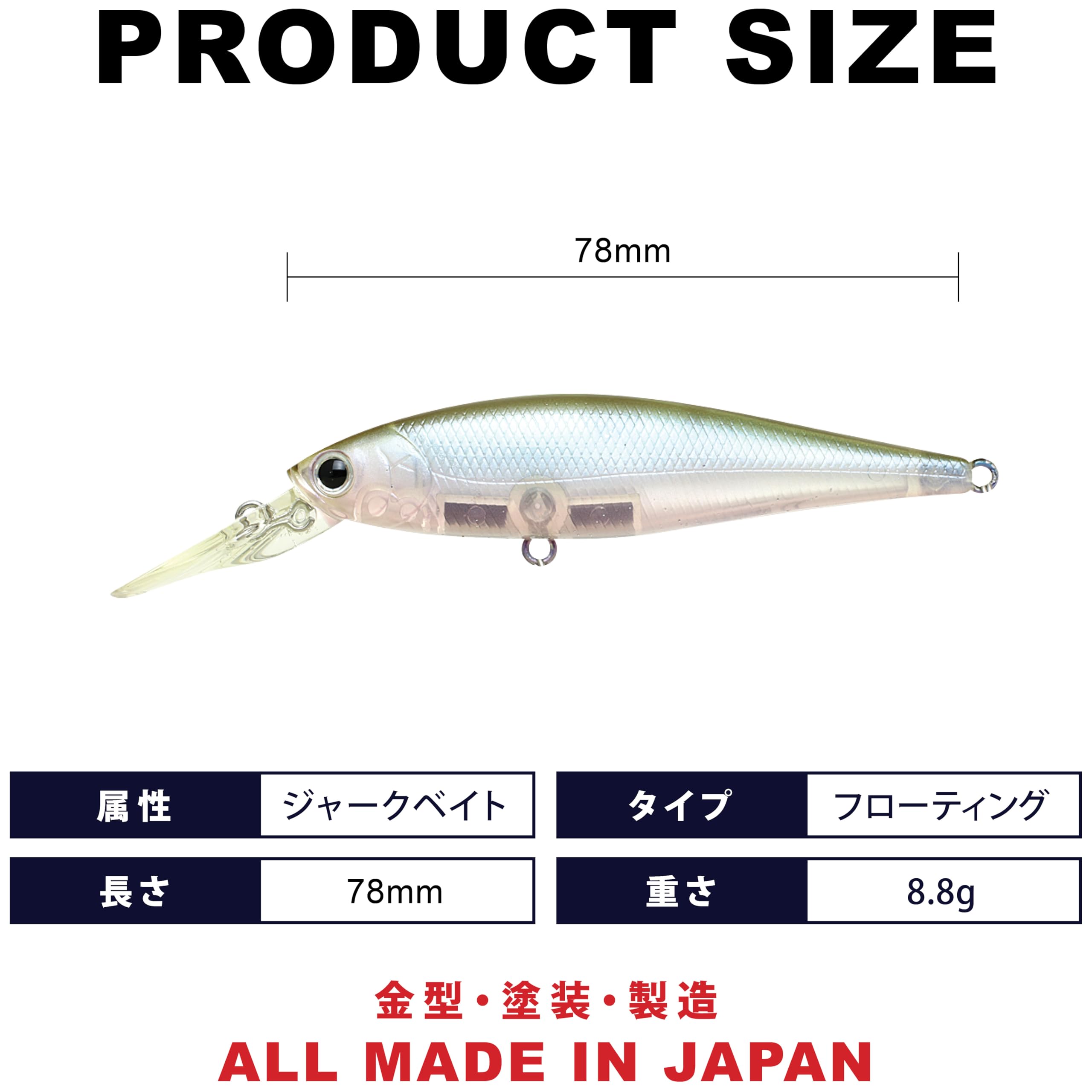 Amazon.co.jp: ラッキークラフト(LUCKY CRAFT) ビーフリーズ 78LB F